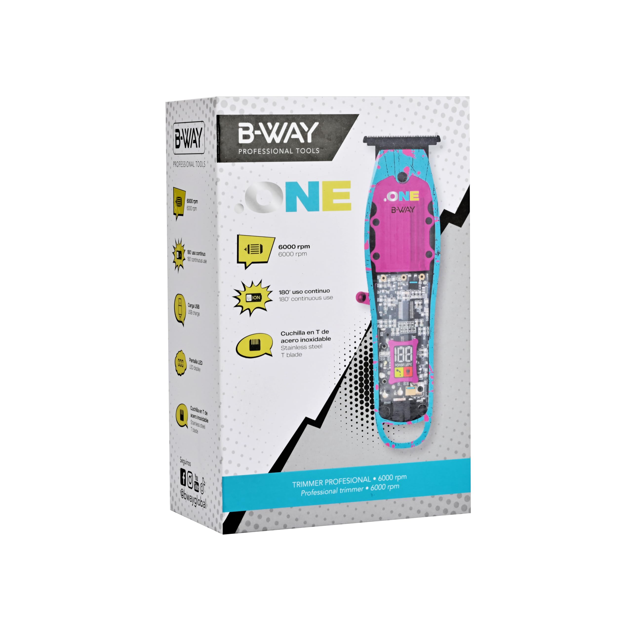 B-Way 3 in 1 Kit: California Clipper, One Trimmer, Zero Shaver