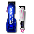 B‑WAY New California Clipper & CUTZ White Trimmer – 2‑Piece Barber Set