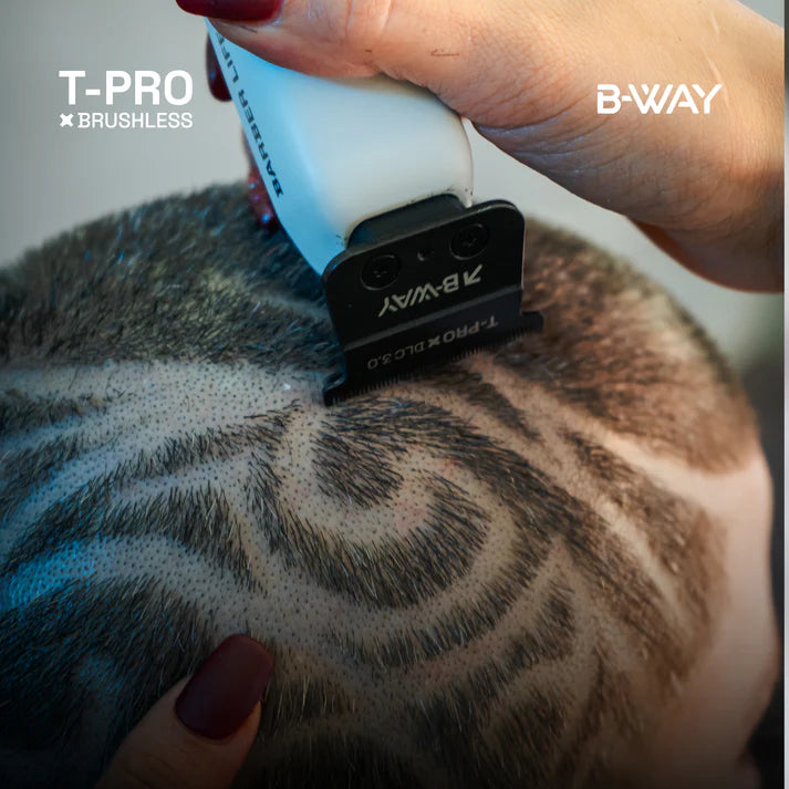 B-Way Lo-Pro X Brushless Clipper &amp; T-Pro Brushless Trimmer – Professional 2-in-1 Barber Set