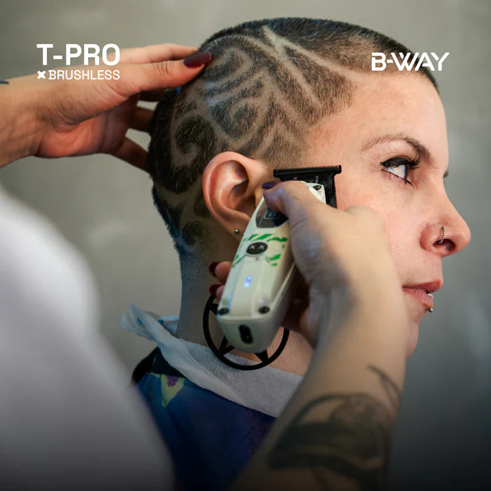 B-Way Lo-Pro X Brushless Clipper &amp; T-Pro Brushless Trimmer – Professional 2-in-1 Barber Set
