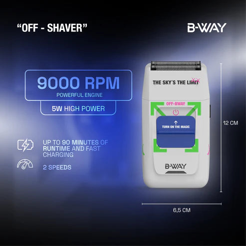 B-Way OFF Shaver White